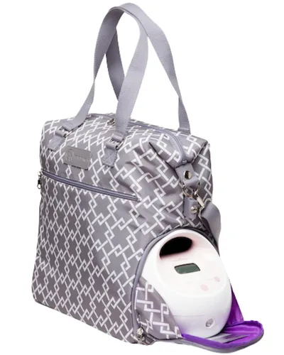 Vista 10 de Sarah Wells Lizzy Bolsa para extractor de leche – Elegante bolsa de extracción con bolsillo aislado para enfriador, funda para laptop – Se adapta a