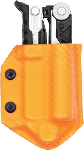 Vista 10 de Clip & Carry Kydex Funda multiherramienta para Gerber Center-Drive con soporte de sidecar opcional ~ Fabricado en Estados Unidos