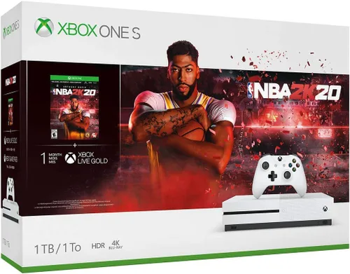 Vista 2 de Xbox One S 1TB Console - NBA 2K20 Bundle - DISCONTINUED