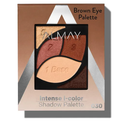 Paleta de Sombra de Ojos Almay, Maquillaje de Ojos de Larga Duración, Imprimación Enriquecida con Vitamina E Antioxidante, Hipoalergénica, 010 Ojos
