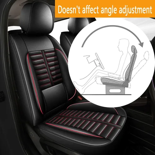 Vista 17 de Fundas de asiento para Toyota 4runner 2003-2025, fundas de asiento de automóvil de cuero impermeables, resistentes a los arañazos, fáciles