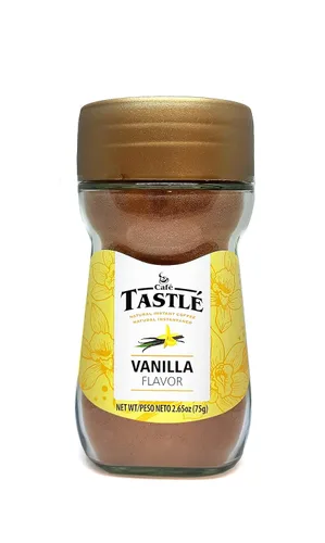Vista 3 de Tastlé Café Café instantáneo con sabor natural, vainilla y avellana, paquete variado, 2.65 onzas, paquete de 2