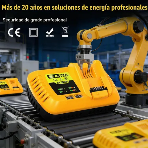 Vista 6 de 【210W】 Cargador de batería rápido DCB118 9A, compatible con DEWALT 20V/60V