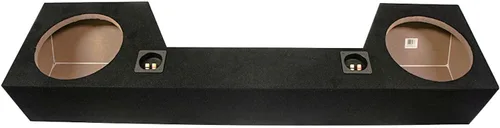 Vista 5 de American Sound Connection Caja de subwoofer doble de 12 pulgadas compatible con Dodge Ram Quad Cab 2019-2025