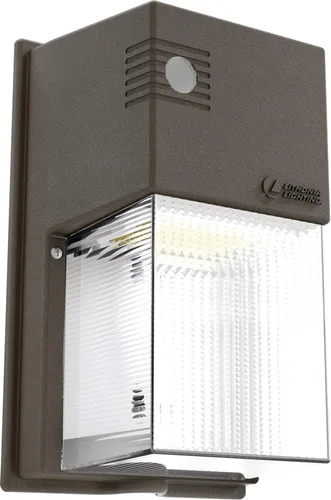 Lithonia Lighting Lámpara de Pared LED Mini de 7", Luminaria de Luz Exterior, CCT Seleccionable de 3 Vías 3000K/4000K/5000K, Lúmenes Ajustables,