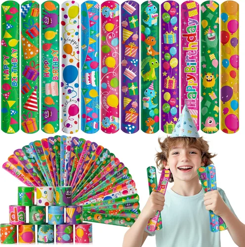 Vista 8 de Childom 36 piezas Pulseras de bofetada de Pascua, pulseras de decoración de Pascua, regalos, pulseras de conejo, presentes para rellenos de bolsas