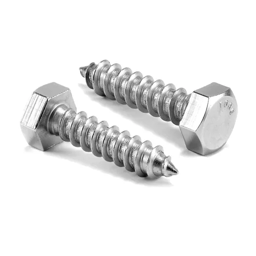 Vista 15 de Tornillos de cabeza hexagonal de 1/2" x 2" con rosca parcial, 10 piezas de acero inoxidable 304 18-8, tornillos hexagonales para madera de SG TZH