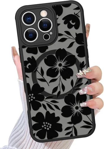 Vista 57 de TEAUGHT Compatible con iPhone 11 Funda con patrón lindo estampado de leopardo negro guepardo + protector de pantalla a prueba de golpes, funda