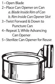 Vista 2 de Abrelatas al estilo militar de U.S. SHELBY CO. de Best Glide ASE, paquete combo P-38 y P-51