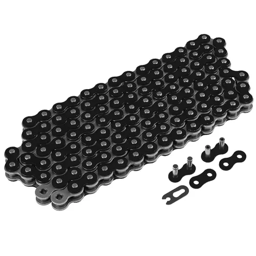 Vista 6 de Caltric Cadena de transmisión negra compatible con Kawasaki Ninja Zx-10R Zx1000 2004-2018