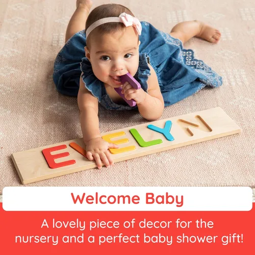 Vista 6 de Rompecabezas nombre personalizado, Fat Brain Toys, nuevo.