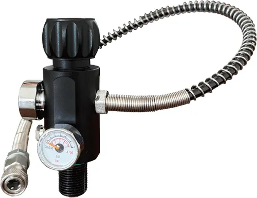 Rosca M18 × 1.5 4500psi (sin reducción de presión) Válvula de estaciones de llenado de paintball Tanque de PCP Tanque de buceo Válvula de carga de