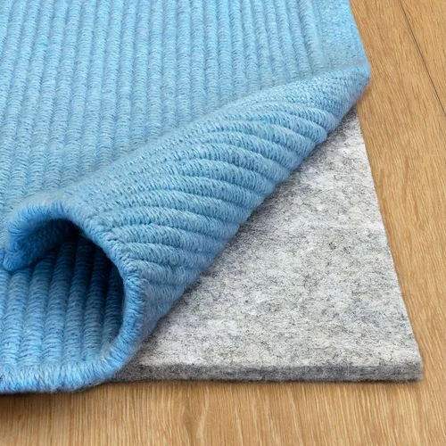 RUGPADUSA - Basics - Almohadilla protectora para alfombra, 100% fieltro, segura para todos los pisos y acabados, incluyendo maderas duras - 4'10" x