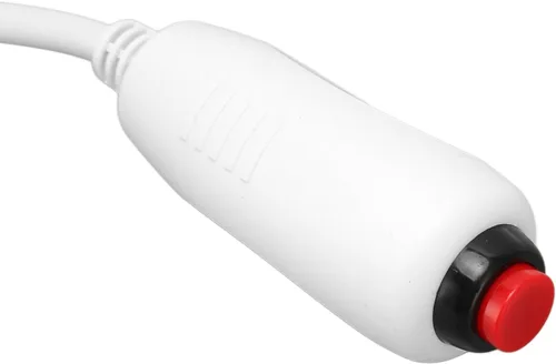 Vista 9 de Cable de empuje para estación de enfermería, cable de llamada de enfermería con clip para sábanas, cable de enchufe de teléfono de 0.250 in