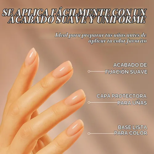 Vista 5 de Cote Beauty - Capa base fortalecedora de uñas, suaviza las uñas con extracto de cola de caballo, vegano, libre de crueldad, capa base fortalecedora