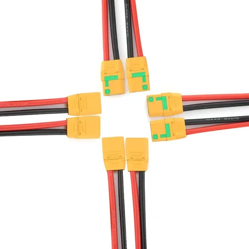 Vista 8 de SoloGood Amass - 2 pares de coletas XT90S XT90 Wire XT-90S XT 90 enchufe macho y hembra conector 5.906 in 10AWG cable de silicona para RC Lipo