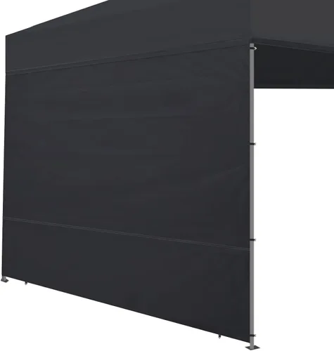Vista 15 de Joramoy Paredes laterales de carpa para toldo desplegable de 8 x 8, pared solar instantánea con capa impermeable y de protección UV, pared de toldo