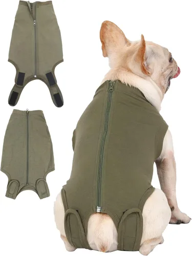 Traje de recuperación postquirúrgica para perros - después de esterilización, heridas abdominales, recuperación postquirúrgica, antilameduras,