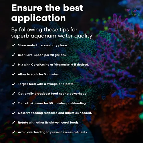 Vista 7 de Brightwell Aquatics Reef Blizzard-A - Mezcla de alimentos planctónicos para anémonas y peces planctívoros, 3.53 onzas