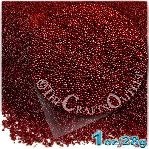 Vista 7 de The Crafts Outlet Acabado metálico de 1 onza/0.99 oz, vidrio, microperlas de 0.024 in, ideal para uñas de caviar, marrón café metálico
