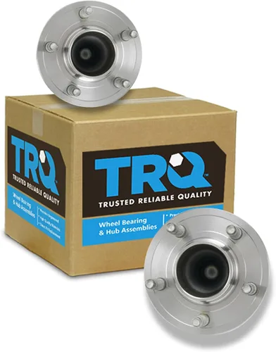 Vista 157 de Conjunto de rodamiento de rueda delantera de 2 piezas y buje TRQ Compatible con Pontiac Solstice 2006-2009 Saturn Sky 2007-2010
