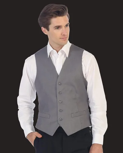 Vista 6 de Gioberti Chaleco de traje formal para hombre apto para negocios o vestido casual