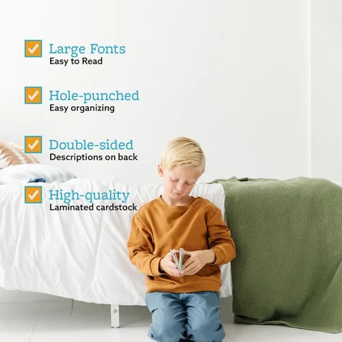 Vista 4 de Tarjetas guía de la primera misa – 28 enseñanzas del libro de misal católico con revestimiento UV – Tarjetas religiosas de 2.5 x 4 pulgadas