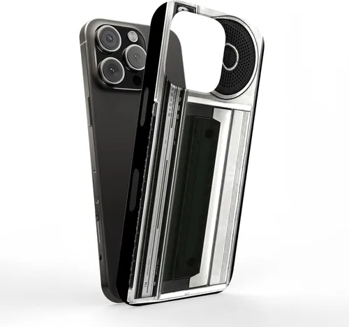 Vista 9 de Funda de teléfono de doble capa para Apple iPhone 12, impresión vintage de radio 2, carcasa exterior resistente con forro de TPU suave, máxima