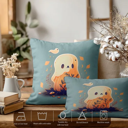 Vista 163 de Batmerry Flowers with Stems Throw Pillow Covers, Beautiful Floral Decorative Pillow Covers Digital Printing Blended for Couch Sofa Bed Invisible