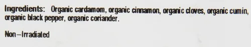 Vista 5 de Frontier Co-op Garam Masala orgánico, bolsa a granel de 1 libra, mezcla de especias del norte de la India, ricamente picante pero no caliente