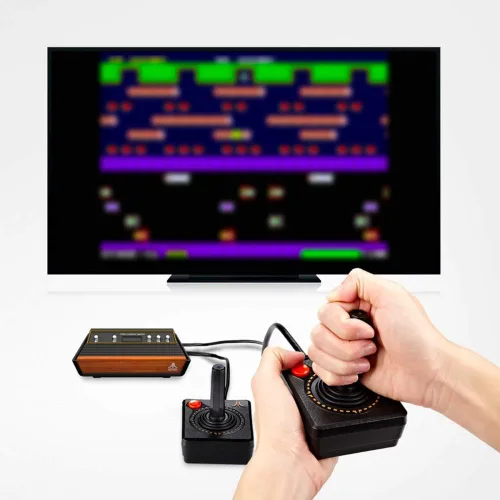 Atari 7A5-4CA-54B Flashback X Retro Console 110 juegos incorporados-2 controladores con cableado-HD HDMI-Plug n Play, Multi