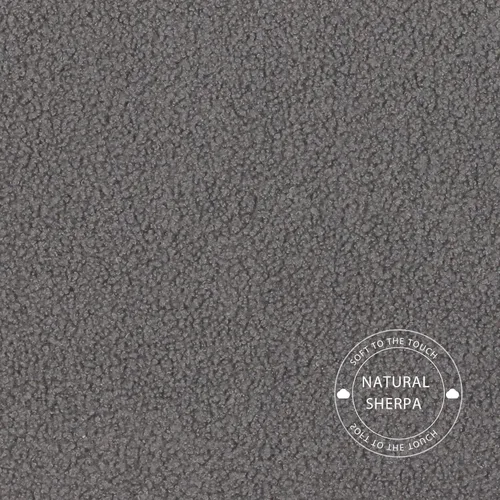 Vista 132 de PINPLUS Otomanas otomanas de almacenamiento con forma cuadrada con reposapiés de almacenamiento para sala de estar, asiento otomano Boucle para Gris