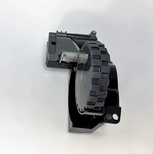 Vista 2 de e5 e6 i1 i2 i3 i4 i5 i6 i7 i8 J7 rueda de transmisión izquierda compatible con Roomba gris y negro