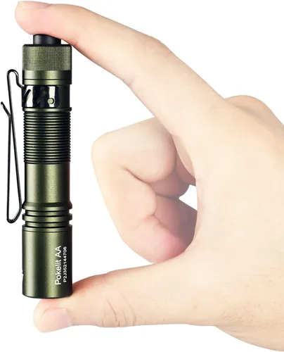 Vista 9 de ACEBEAM Pokelit - Mini linterna recargable AA con clip, linterna EDC de bolsillo de 550 lúmenes altos, linterna pequeña súper brillante, linterna
