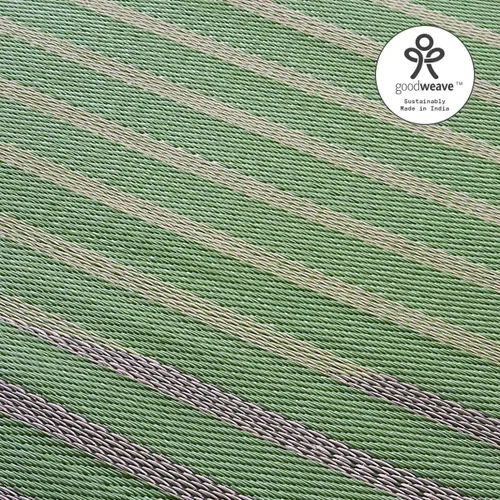 Vista 41 de Fab Habitat Alfombra Rayada para Exteriores - Impermeable, Resistente a la Decoloración, Sin Arrugas, Reversible - Plástico Reciclado Premium