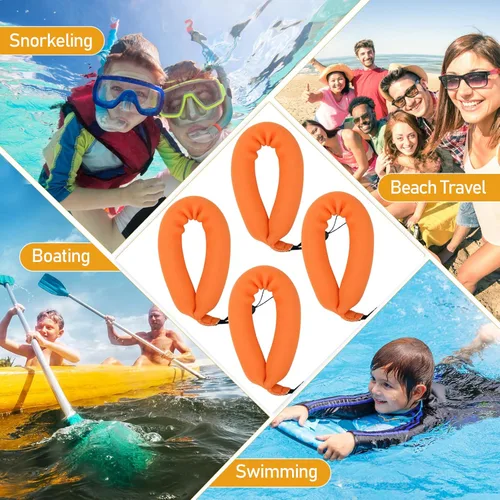 Vista 7 de 4 flotadores impermeables para cámara, correa flotante para cámara, correa de flotador para cámara subacuática, correa de muñeca flotante