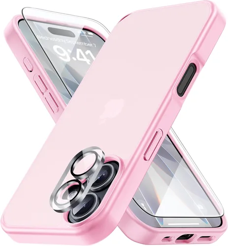 Vista 125 de Yriklso 3 en 1 Funda Magnética Fuerte para iPhone Air, 1X Protector de Pantalla + 1X Protector de Lente de Cámara, Cubierta Protectora a Prueba