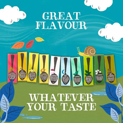 Vista 8 de Clipper Tea Tea - Té de comercio justo orgánico descafeinado 80 sin blanquear, bolsas sin plástico, 8.2 onzas, 1 paquete, 80 bolsas de té sin