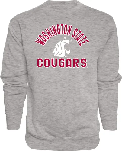 Vista 10 de Blue 84 Sudadera de cuello redondo para hombre Line Up Color del Equipo, Carmesí, Grande