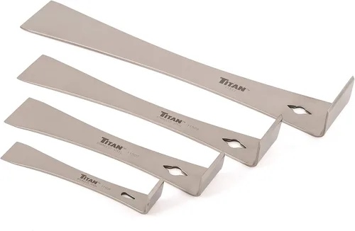 Vista 7 de Juego de raspadores de barra de palanca de acero inoxidable Titan 17005 - 2 piezas