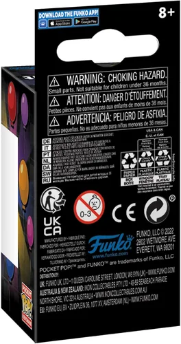 Vista 3 de Funko POP! - Llavero de Five Nights at Freddy's - Balloon Foxy Novelty Llavero - Mini figura coleccionable - Relleno de calcetines - Idea de regalo