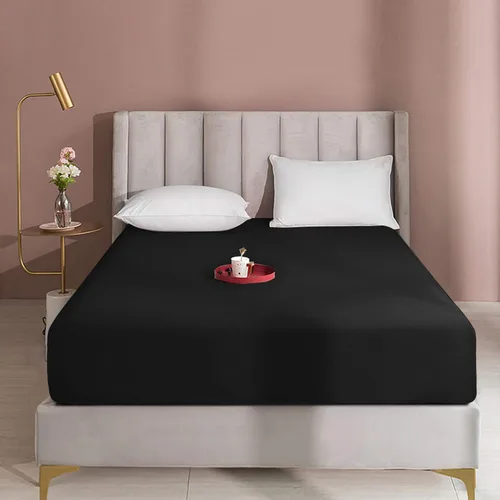 Vista 14 de BEDSUM - Sábana bajera de microfibra con bolsillo profundo para colchón, resistente a las arrugas, la decoloración y las manchas