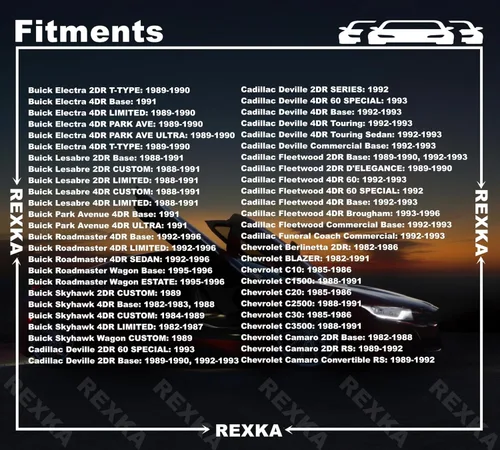 Vista 4 de Rexka 10 clips de retención para panel de moldura de puerta, compatibles con GM 363137 Chevrolet Blazer Silverado Truck GMC Yukon