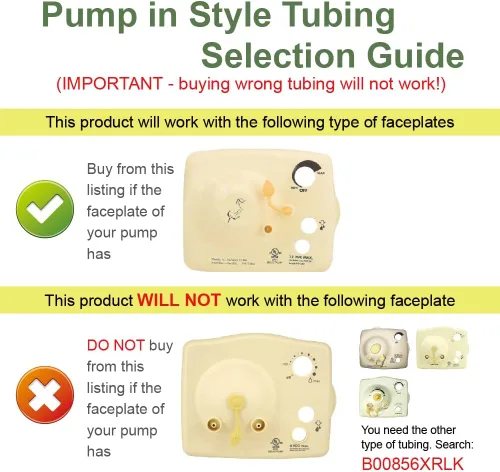 Vista 5 de Maymom Tubos para extractores de leche Medela Lactina, Symphony y Pump in