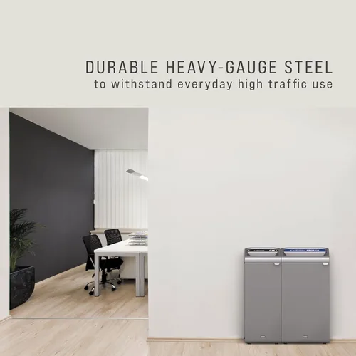 Vista 5 de Rubbermaid Commercial Products Residuos recipiente de plástico reciclado puede, 1