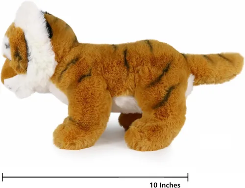 Vista 3 de Ice King Bear Baby Tiger - Animal de peluche de 10 pulgadas (marrón)