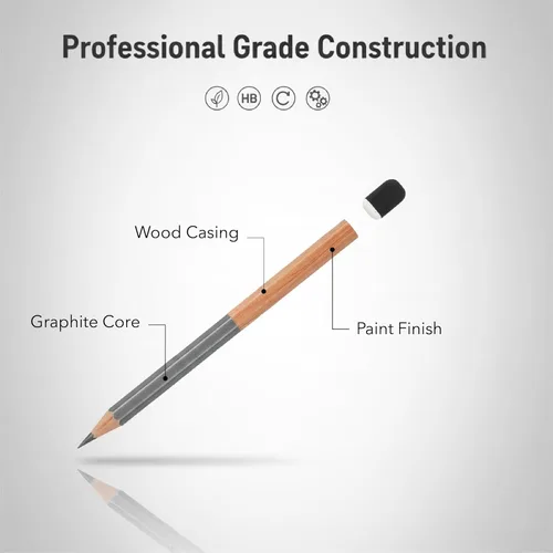 Vista 5 de Mr. Pen - Lápices de dibujo para dibujo, paquete de 14, lápices de grafito para lápices de dibujo