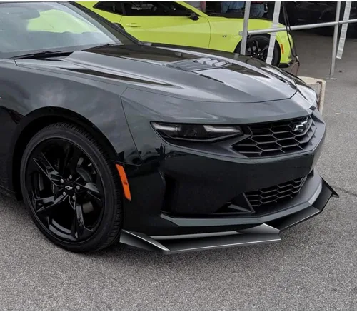 Vista 5 de Q1-TECH, borde de parachoques delantero compatible con Chevy Camaro LT/LS/RS/SS 2016 2017 2018 2019 2021 2022 2023 2024, alerón de parachoques