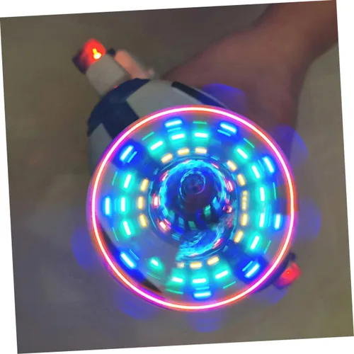 Vista 3 de Robot de danza de juguete para niños, luces intermitentes, música divertida, robot giratorio, juguete para niños y niñas