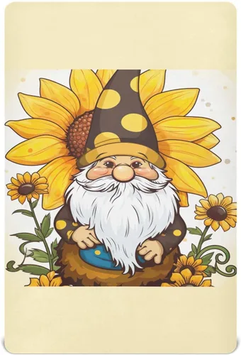 Vista 2 de Fitted Crib Sheets Gnome Sunflower Mini Crib Sheets for Boy & Girl Toddler Mattress Sheets Playard Sheet 21216286